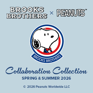 Brooks Brothers × PEANUTS シアサッカー ウッドストックエンブロイ