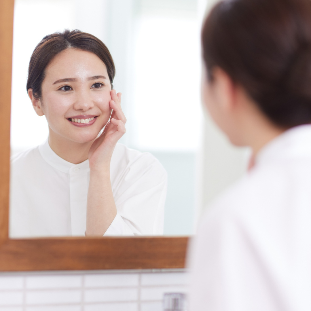 ゼオスキンと美顔器の相乗効果イメージ