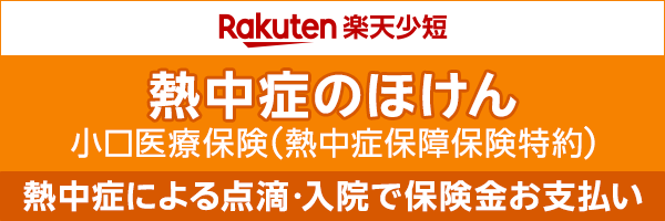 熱中症による点滴・入院で保険金お支払い