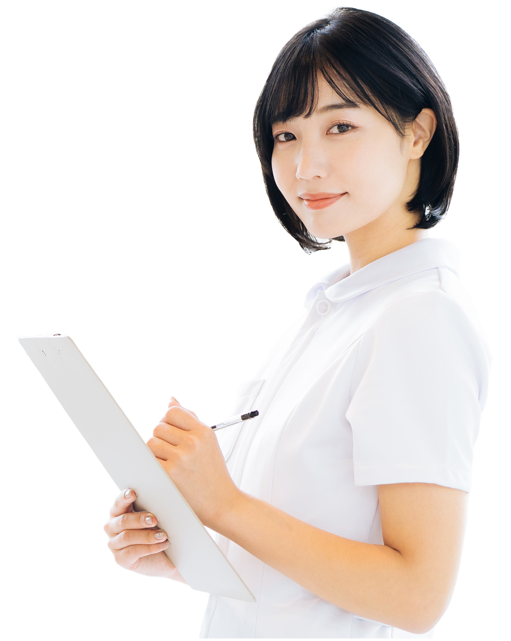 タブレットを持つ看護師